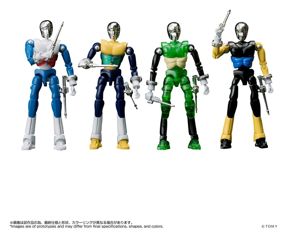 Microman Legacysoul Pack de 4 Figuras SPYM M14X Set Frikytopia