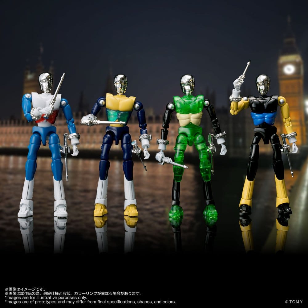 Microman Legacysoul Pack de 4 Figuras SPYM M14X Set