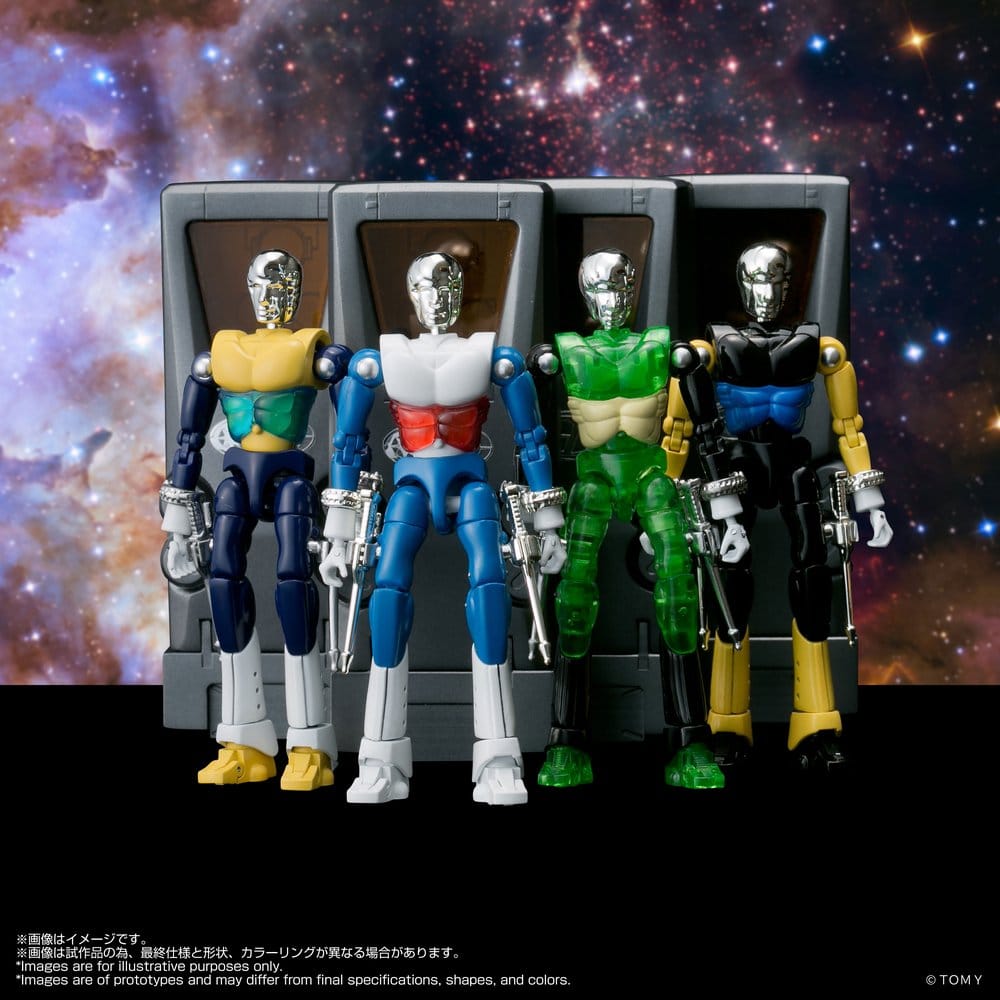 Microman Legacysoul Pack de 4 Figuras SPYM M14X Set