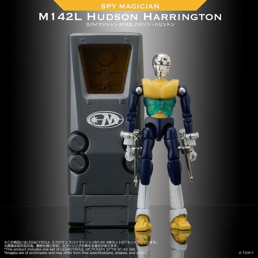 Microman Legacysoul Pack de 4 Figuras SPYM M14X Set