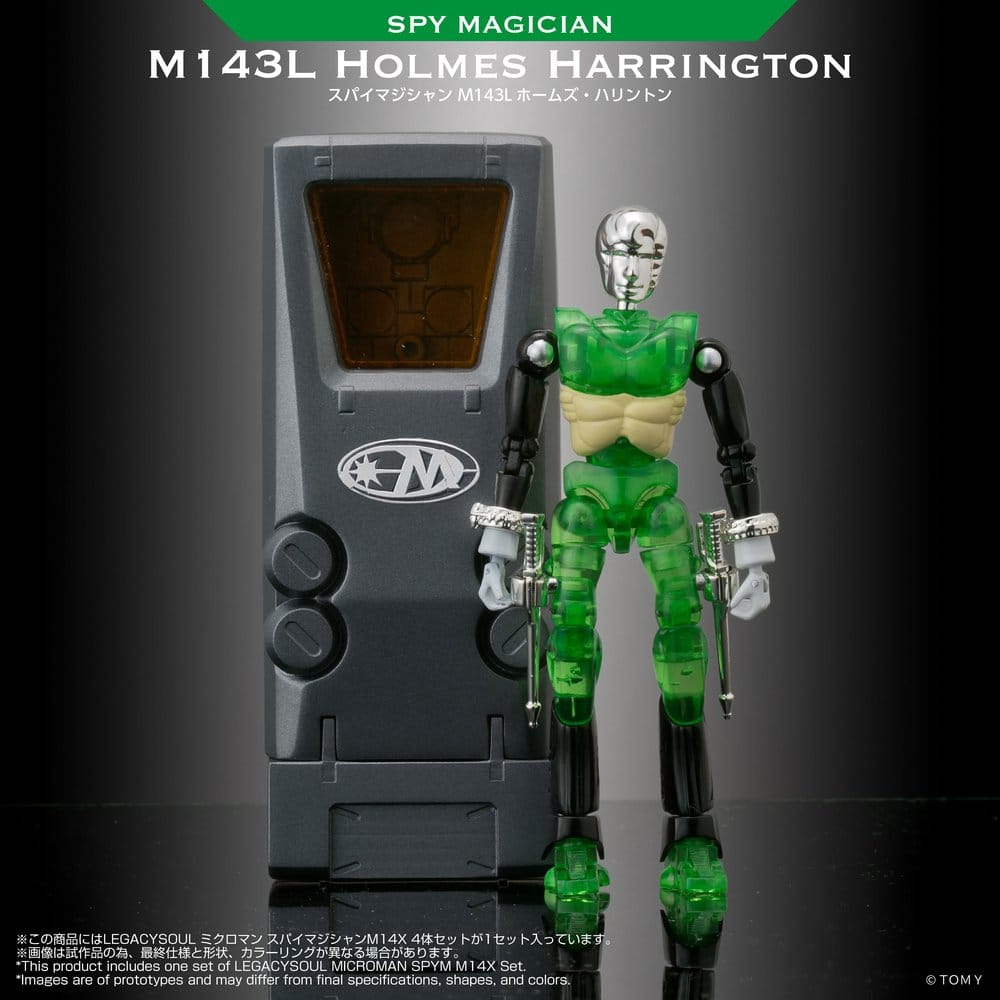 Microman Legacysoul Pack de 4 Figuras SPYM M14X Set