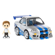 Fast & Furious vehículo con minifigura Q-Village Nissan Skyline GT-R (R34) 9 cm