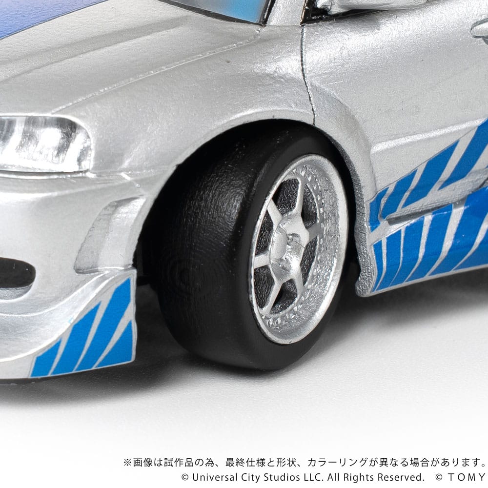 Fast & Furious vehículo con minifigura Q-Village Nissan Skyline GT-R (R34) 9 cm