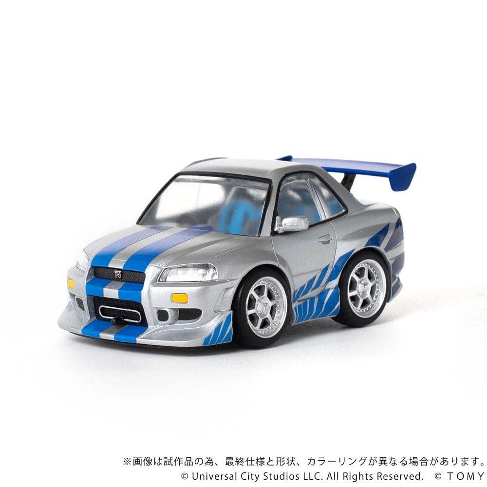 Fast & Furious vehículo con minifigura Q-Village Nissan Skyline GT-R (R34) 9 cm