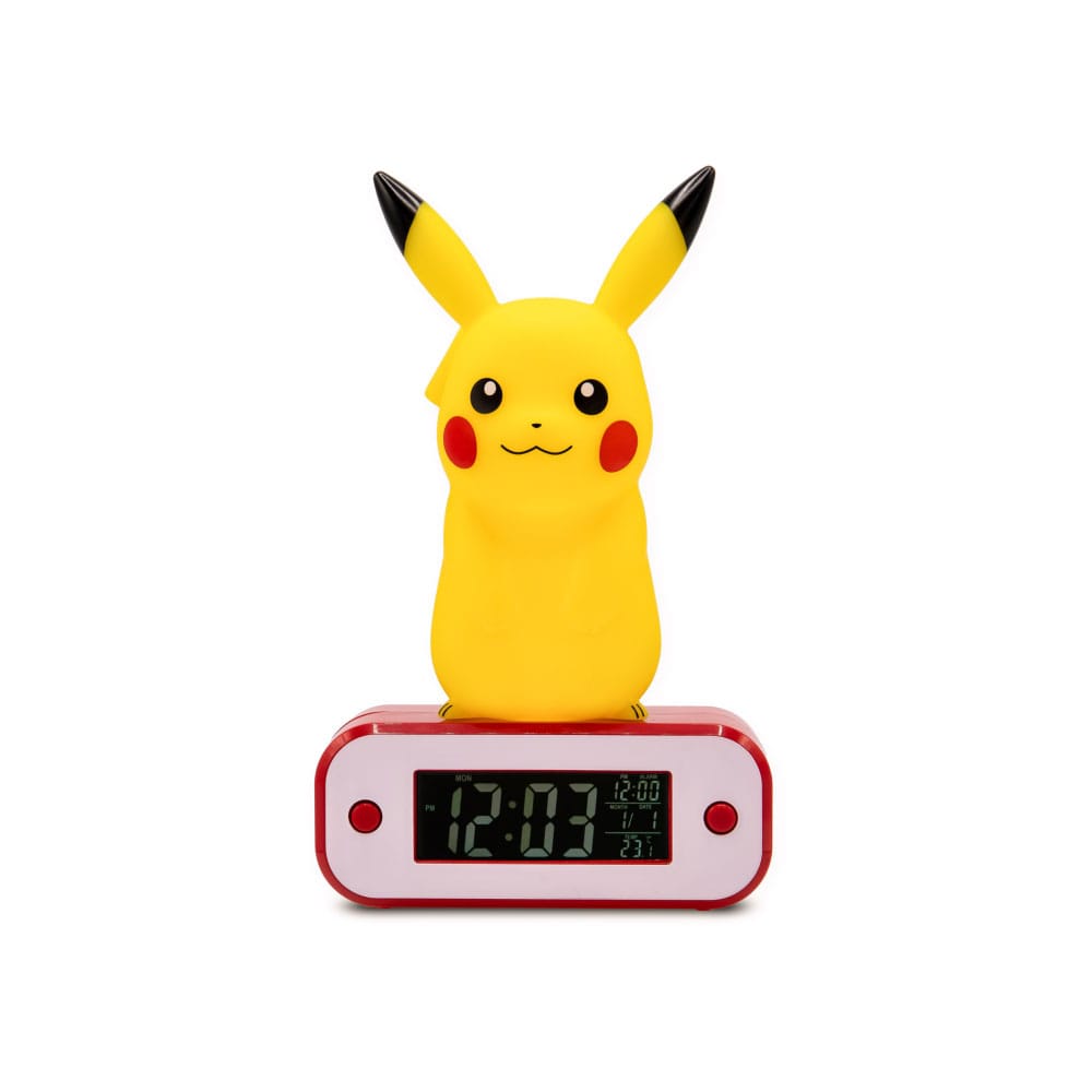 Pokémon despertador con luz Pikachu 18 cm Frikytopia