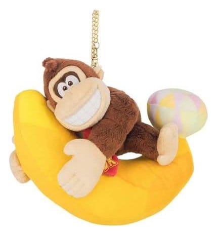 Donkey Kong Bananza Porta-chaves Donkey Kong & Banandium Jumbo 22 cm