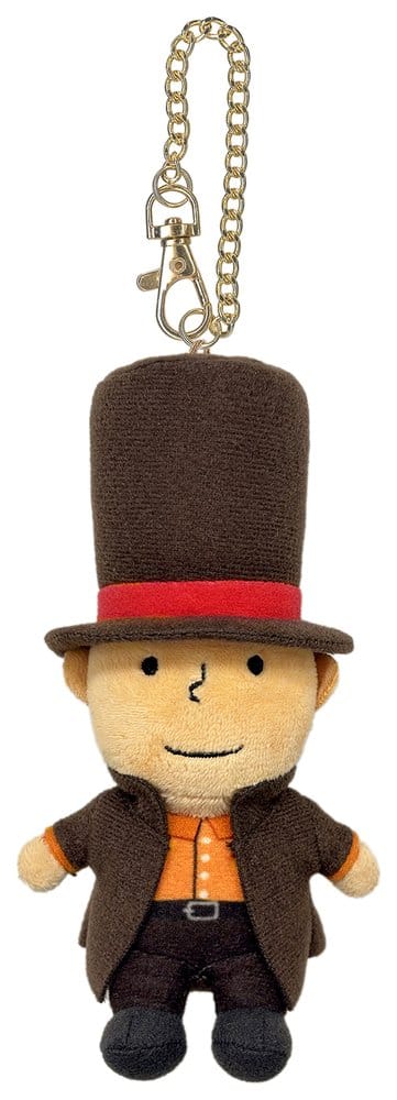 Professor Layton e o Novo Mundo a Vapor Porta-chaves de Peluche Metálico 16 cm