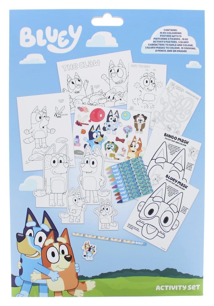Bluey Set de actividades y diversión