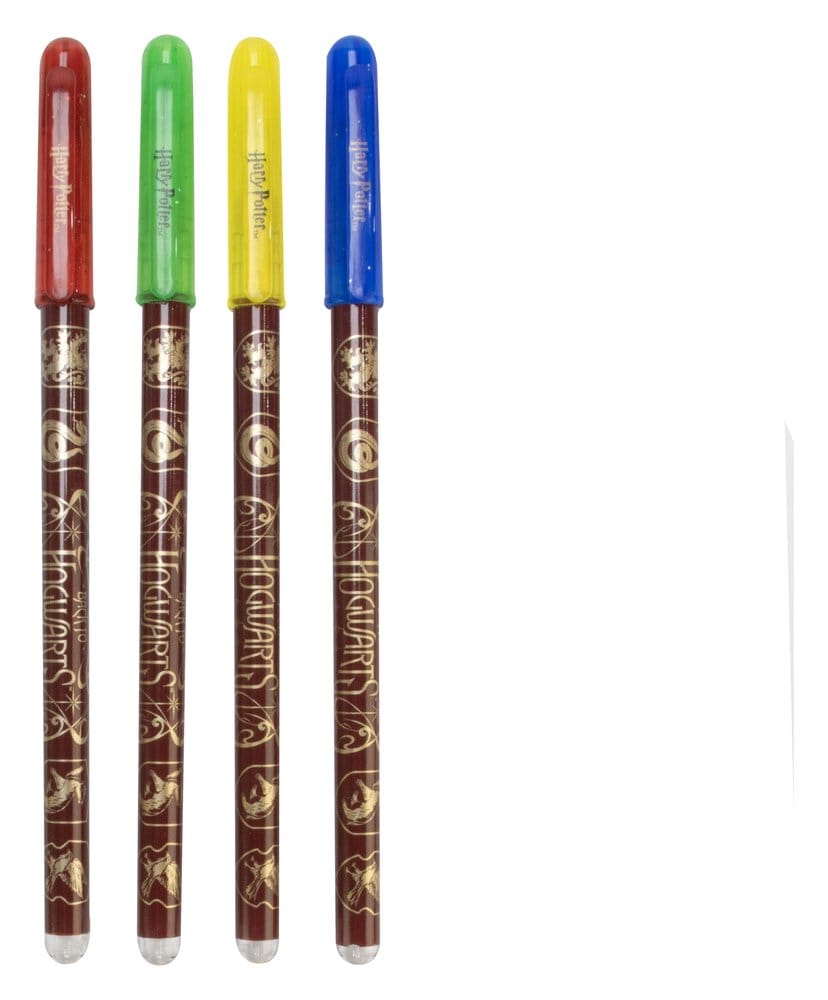 Harry Potter Pack de 4 Bolígrafos de gel Magical Locations