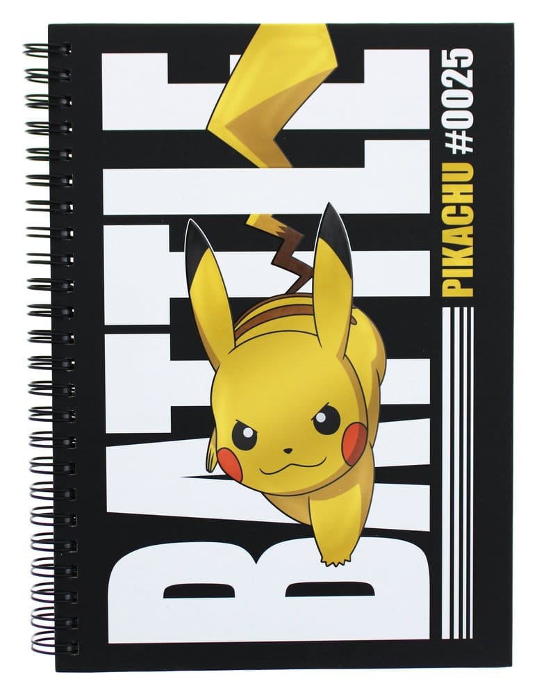 Pokémon Libreta A5 Battle Pikachu Frikytopia