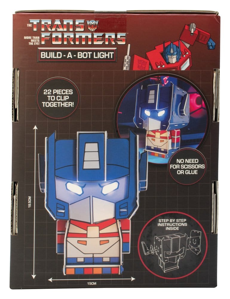 Transformers Lámpara para Construir Optimus Prime