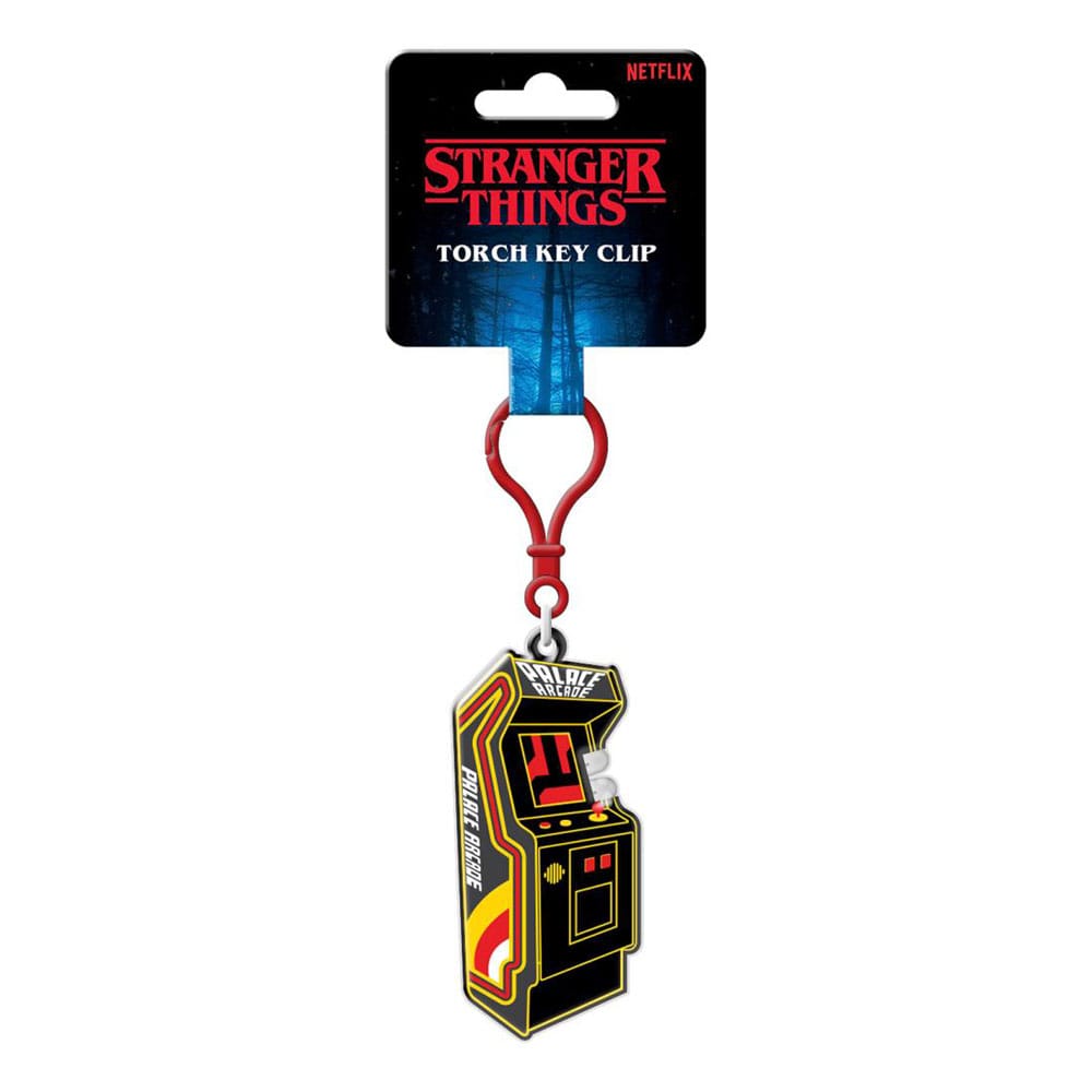 Stranger Things Llavero Torch Key Clip Arcade Unit Frikytopia