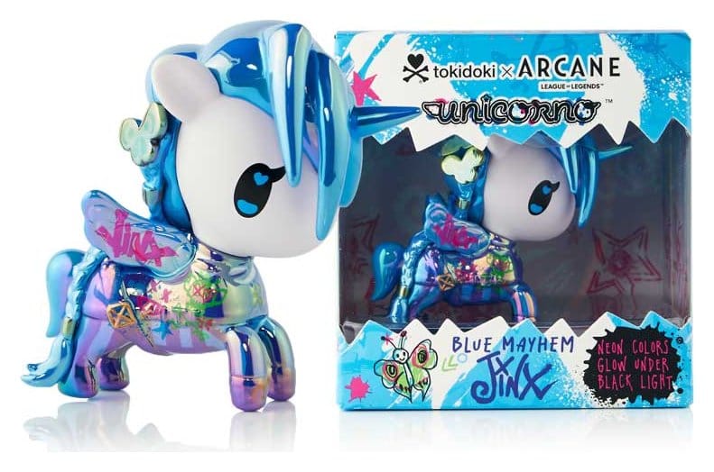 Unicorno x Arcane Window Box Figura Blue Mayhem (Special Edition) 7 cm