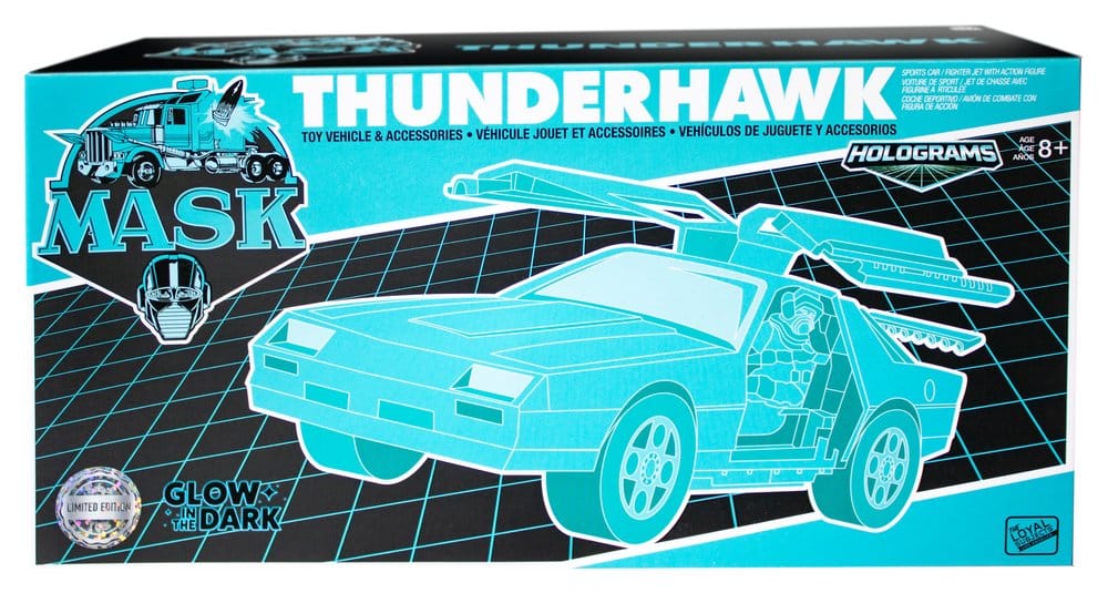 M.A.S.K. Vehículo Thunderhawk Hologram Variant (Glow in the Dark)