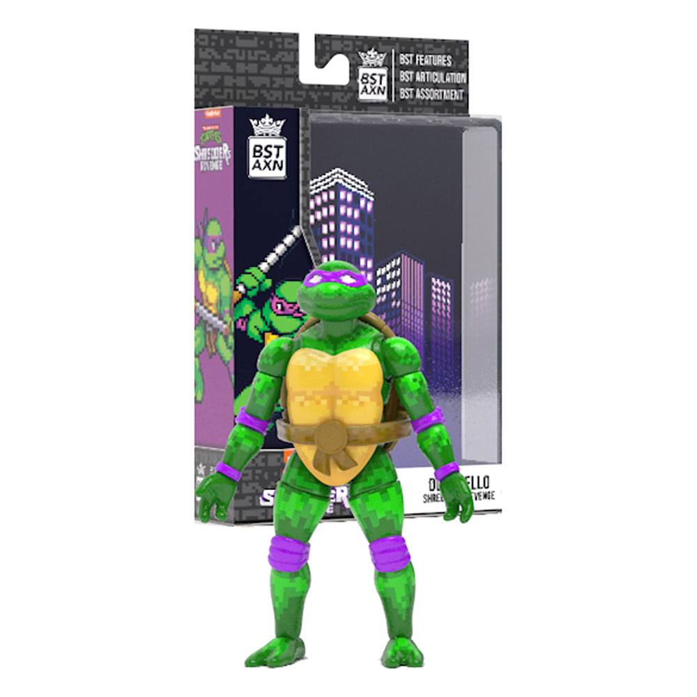 Tortugas Ninja Figura BST AXN NES 8-Bit Donatello Exclusive 13 cm