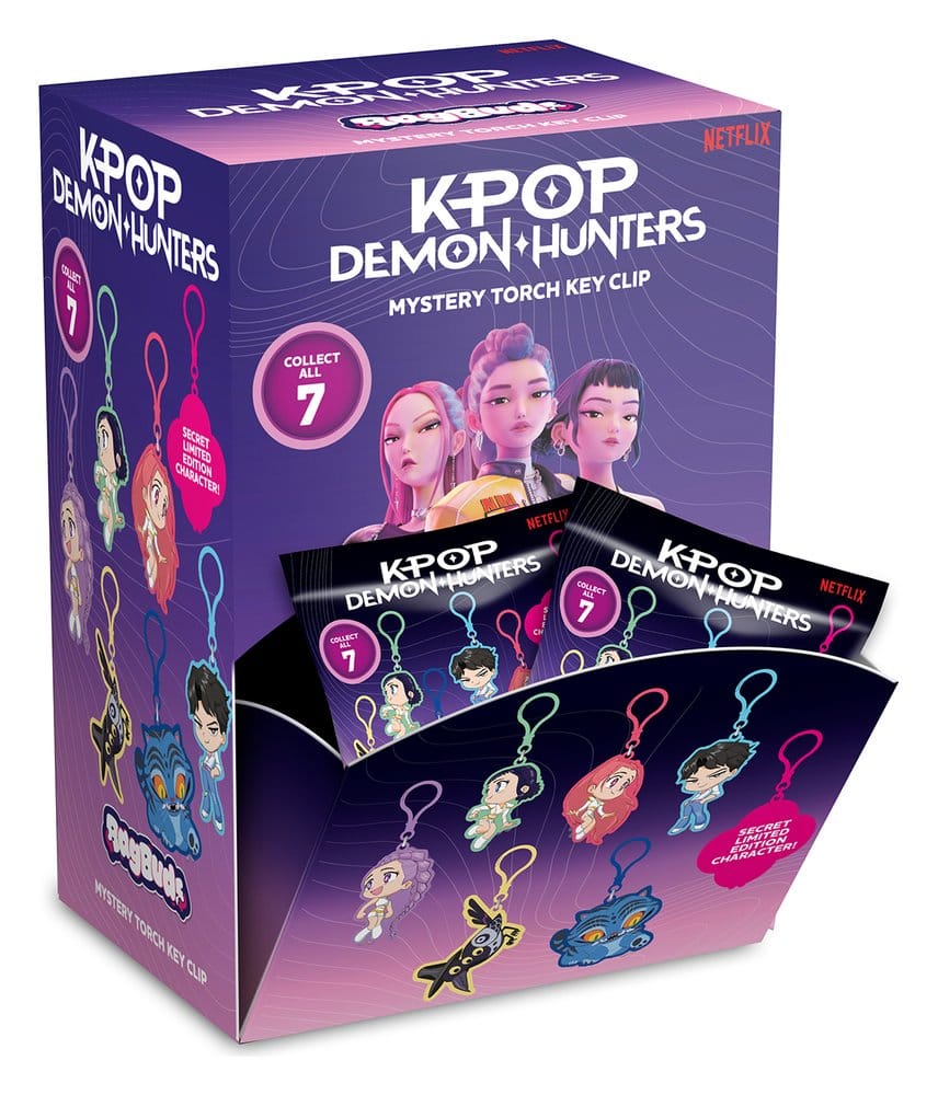 KPop Demon Hunters Porta-chaves Caixa Mistério Expositor (39) Frikytopia