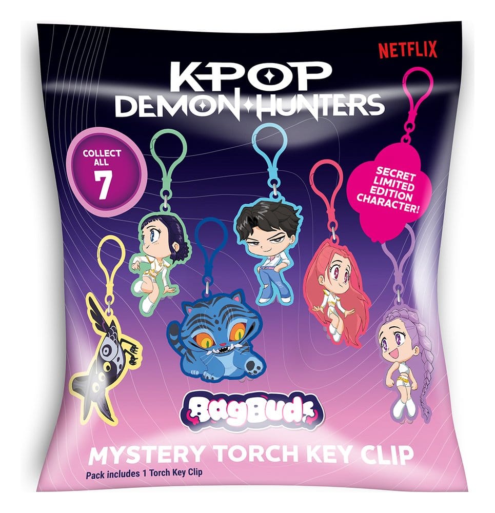 KPop Demon Hunters Porta-chaves Caixa Mistério Expositor (39)