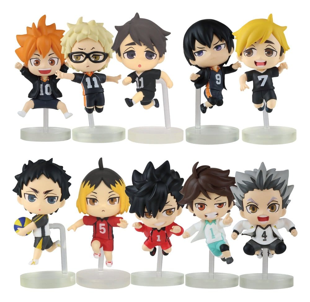 Haikyu!! Minifiguras Twinchees Hoppin' 5 cm Blind Pack Expositor (24) Frikytopia