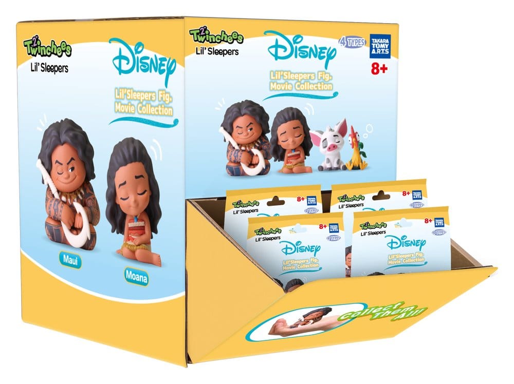 Moana Minifiguras Twinchees Lil' Sleepers 5 cm Blind Pack Expositor (24)