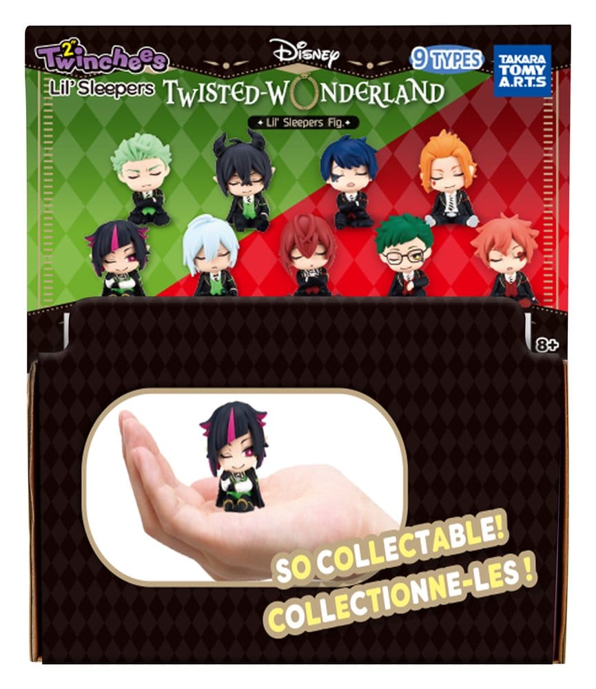 Disney Twisted Wonderland Minifiguras Twinchees Lil' Sleepers 5 cm Blind Pack Expositor (24)