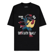 Pokémon Camiseta Mega Evolutions Mega Lucario Gotta Catch Em All talla L