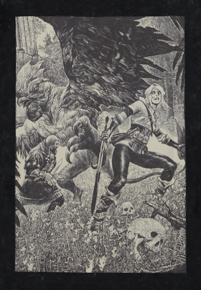The Witcher Camiseta Ciri and the Basilisk XXL