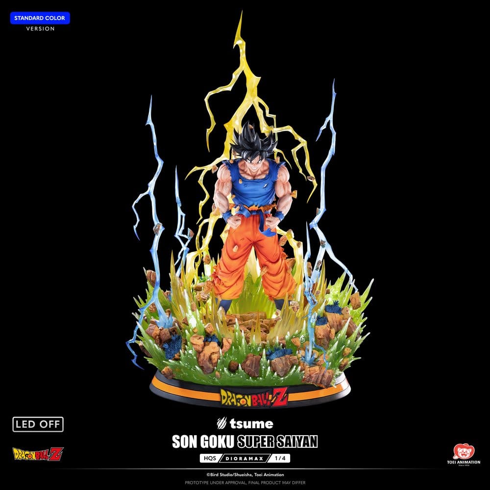 Dragon Ball Z Figura 1/4 HQS Dioramax Son Goku Super Saiyan 51 cm Frikytopia