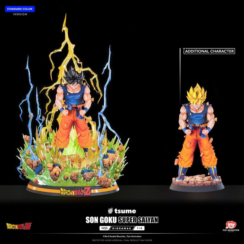 Dragon Ball Z Figura 1/4 HQS Dioramax Son Goku Super Saiyan 51 cm