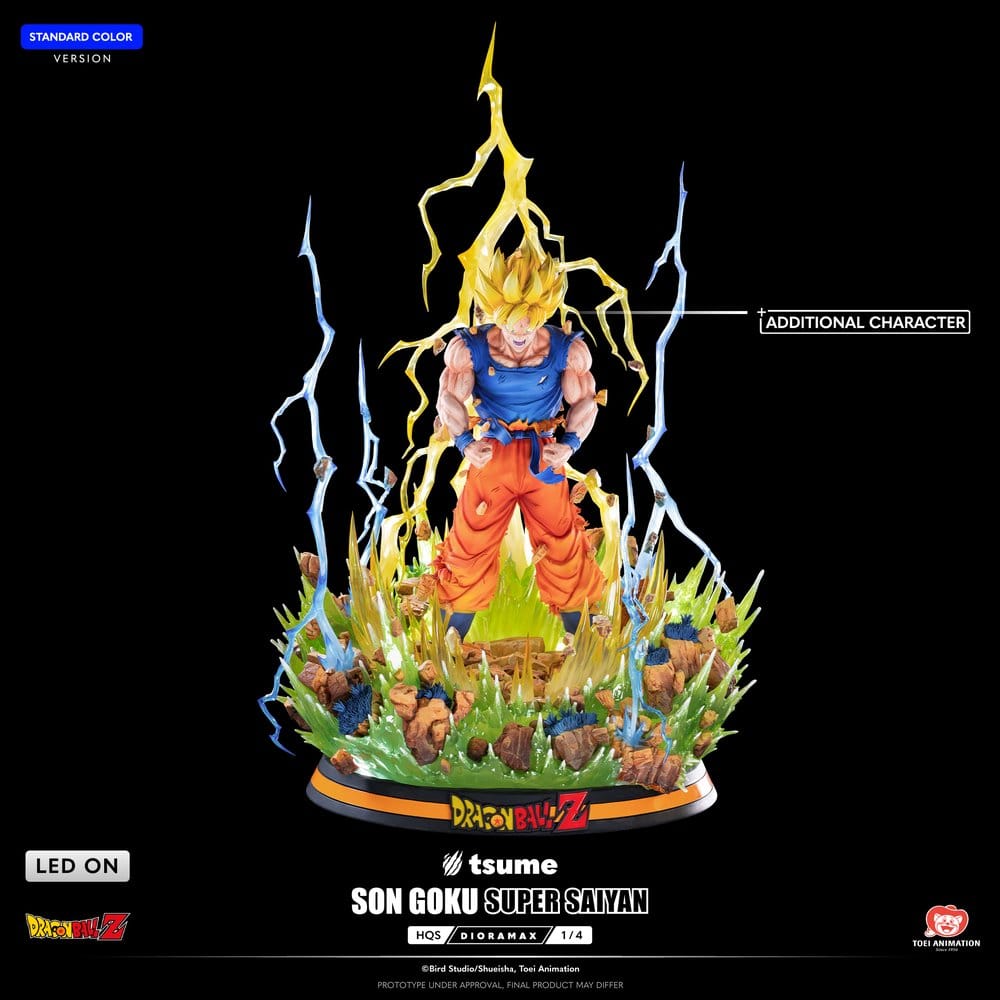 Dragon Ball Z Figura 1/4 HQS Dioramax Son Goku Super Saiyan 51 cm