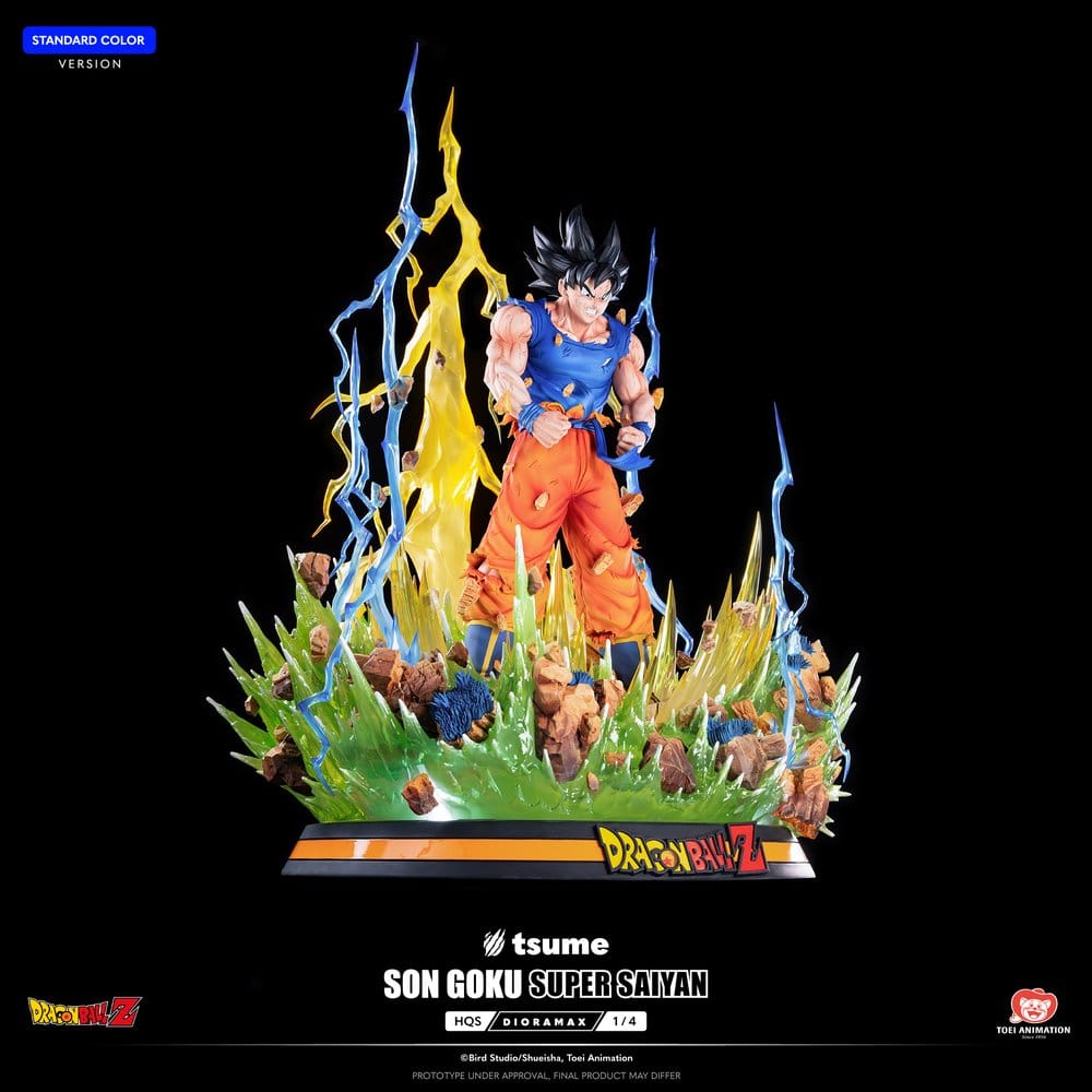 Dragon Ball Z Figura 1/4 HQS Dioramax Son Goku Super Saiyan 51 cm