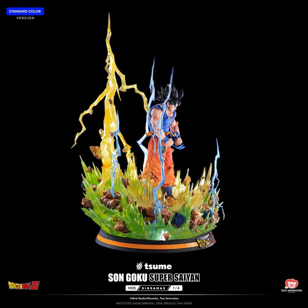 Dragon Ball Z Figura 1/4 HQS Dioramax Son Goku Super Saiyan 51 cm