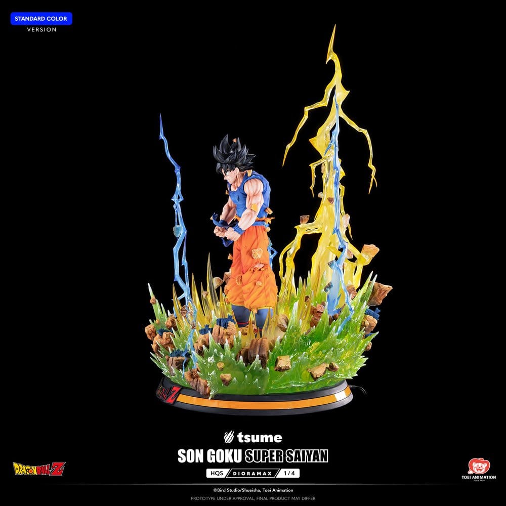 Dragon Ball Z Figura 1/4 HQS Dioramax Son Goku Super Saiyan 51 cm