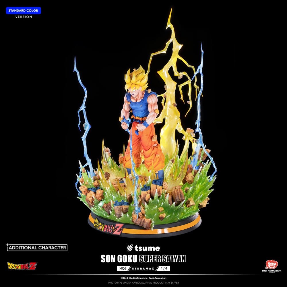 Dragon Ball Z Figura 1/4 HQS Dioramax Son Goku Super Saiyan 51 cm