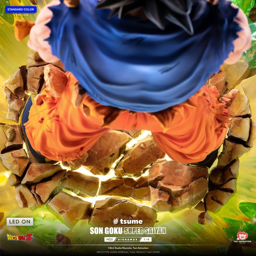 Dragon Ball Z Figura 1/4 HQS Dioramax Son Goku Super Saiyan 51 cm