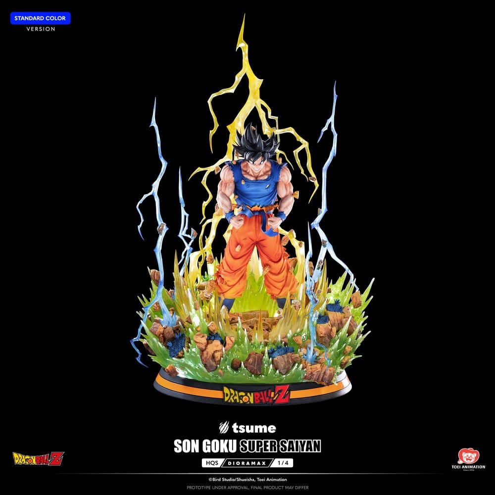 Dragon Ball Z Figura 1/4 HQS Dioramax Son Goku Super Saiyan 51 cm