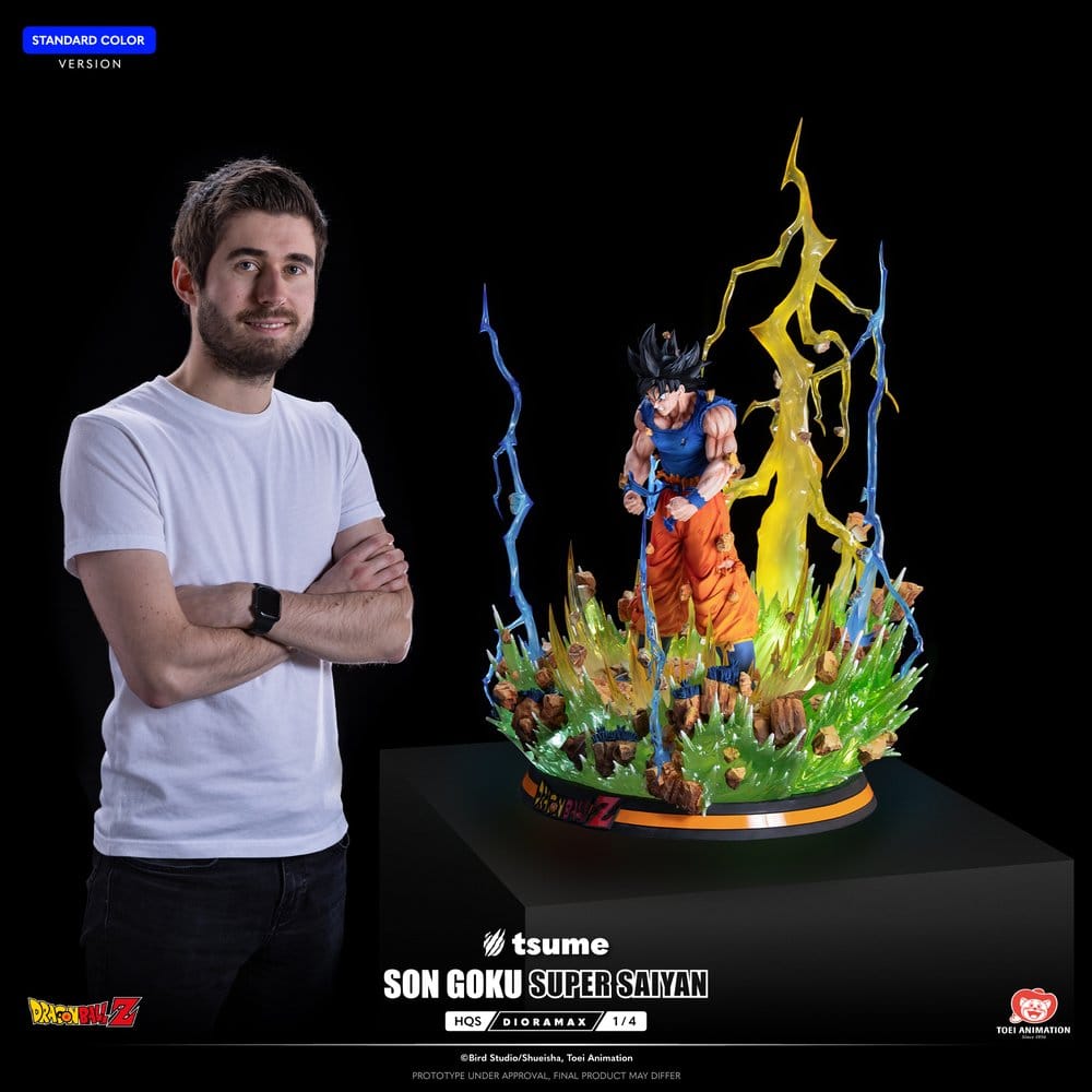 Dragon Ball Z Figura 1/4 HQS Dioramax Son Goku Super Saiyan 51 cm