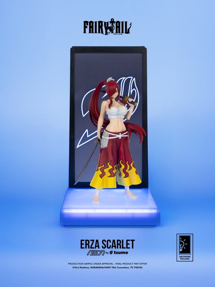 Fairy Tail Neon Figura 1/9 Erza Scarlet 25 cm Frikytopia