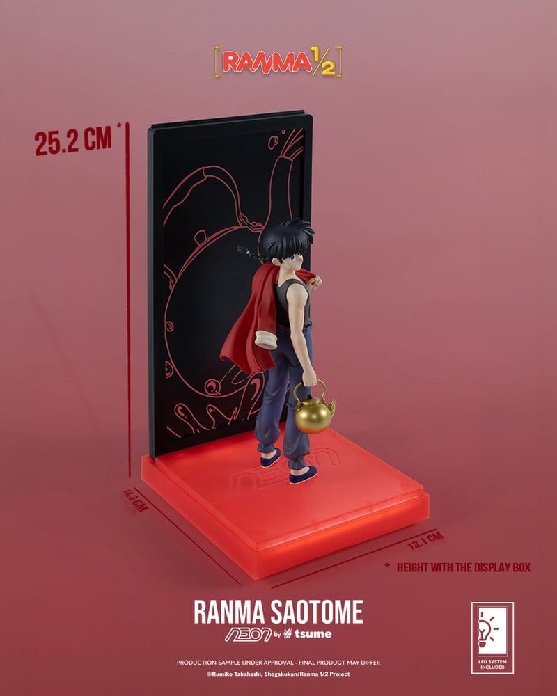Ranma Figura 1/9 Neon Ranma Saotome Boy 20 cm