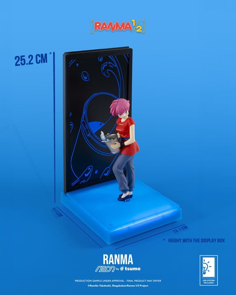 Ranma Figura Neon 1/9 Ranma Saotome Girl 20 cm