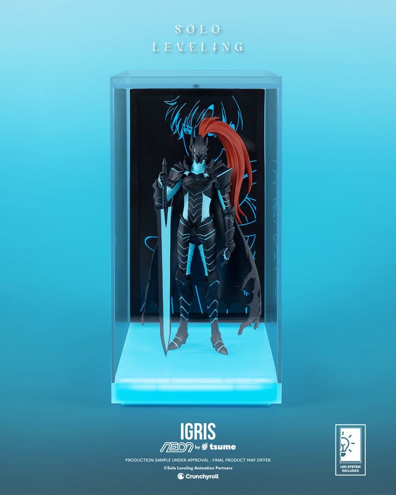 Solo Leveling Figura Neon 1/9 Igris 20 cm Frikytopia
