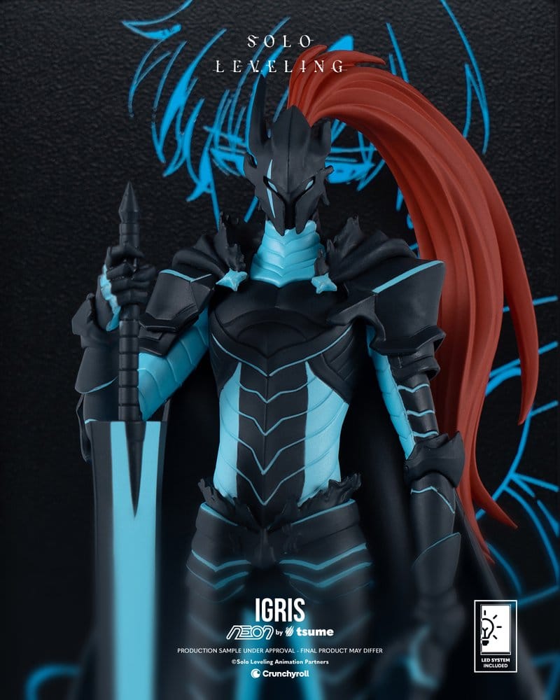 Solo Leveling Figura Neon 1/9 Igris 20 cm