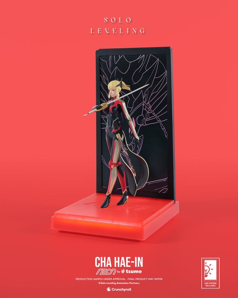 Solo Leveling Figura Neon 1/9 Cha Hae-In 20 cm