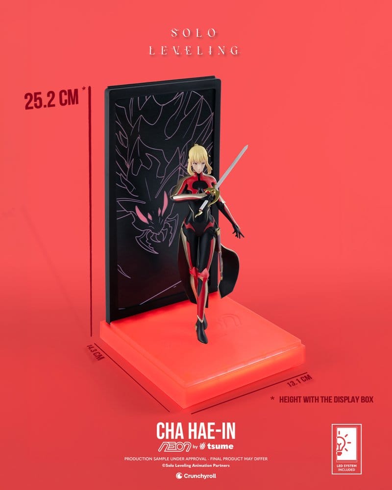 Solo Leveling Figura Neon 1/9 Cha Hae-In 20 cm