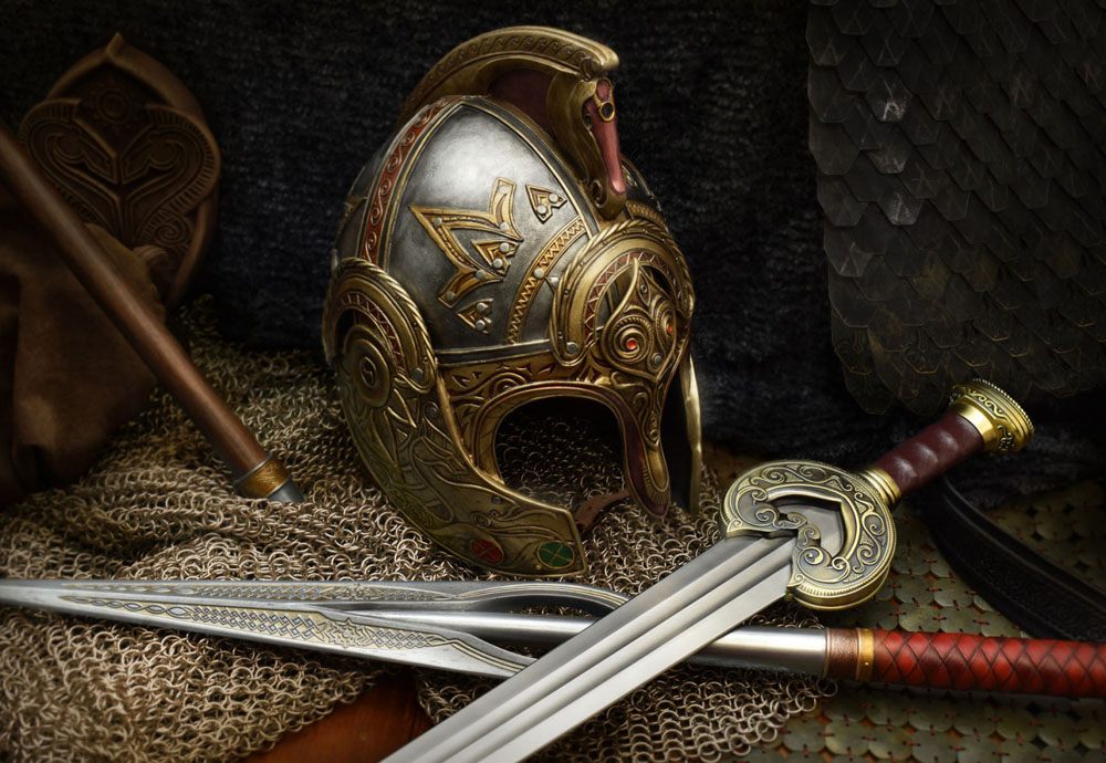 El Señor de los Anillos Réplica 1/1 Casco de Théoden