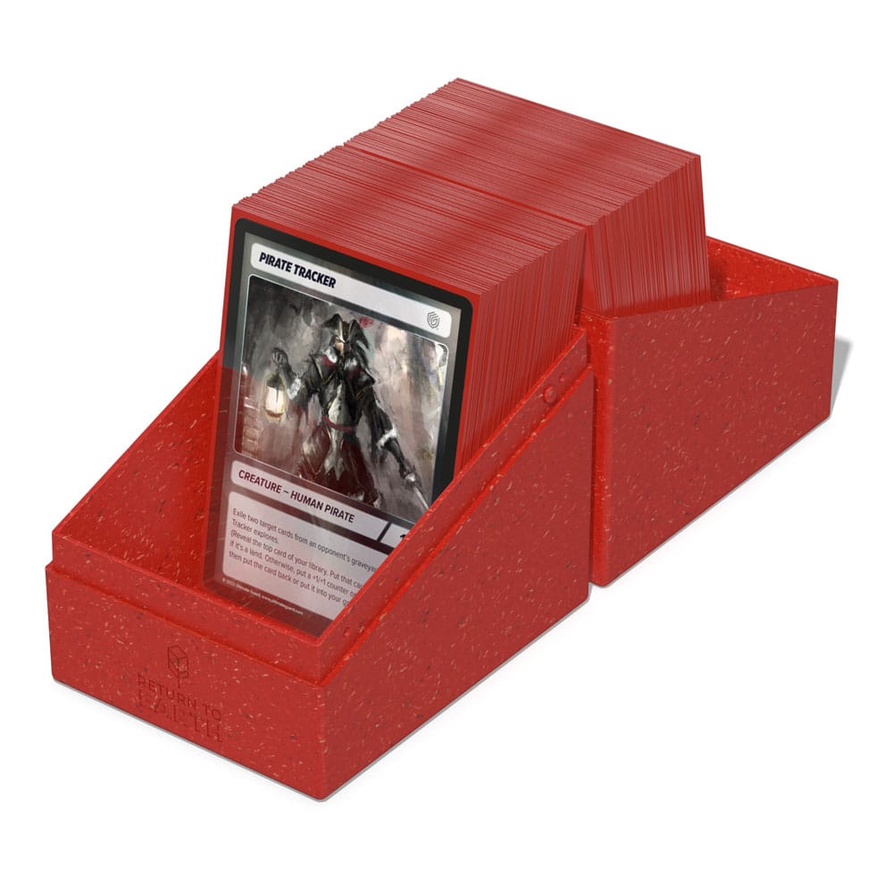 Ultimate Guard Return To Earth Boulder Deck Case 133+ Tamaño Estándar Rojo
