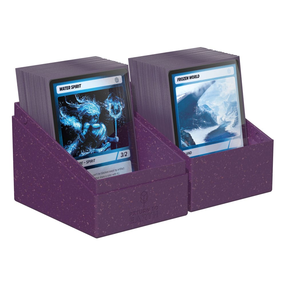 Ultimate Guard Return To Earth Boulder Deck Case 133+ Tamaño Estándar Violeta