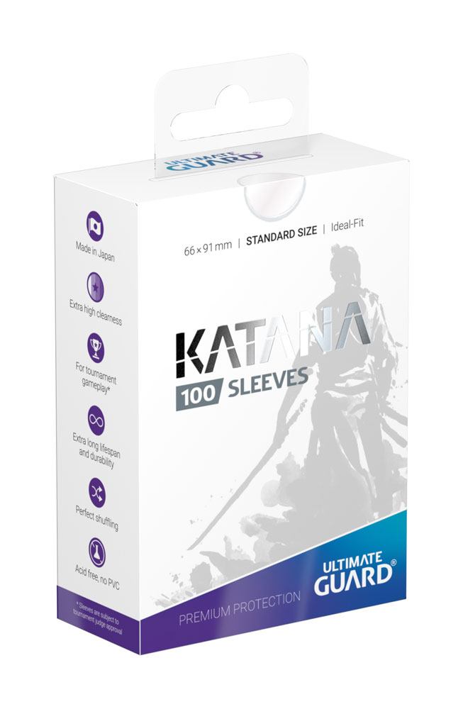 Ultimate Guard Katana Sleeves Standard Size (100) - Transparent Frikytopia