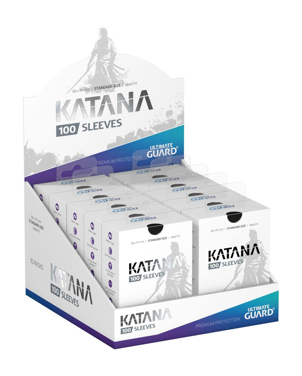 Ultimate Guard Katana Sleeves Tamanho Padrão (100) - Preto