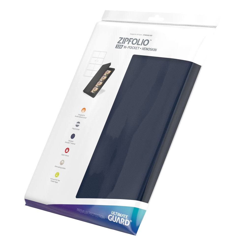 Ultimate Guard Zipfolio 320 - 16-Pocket XenoSkin Azul