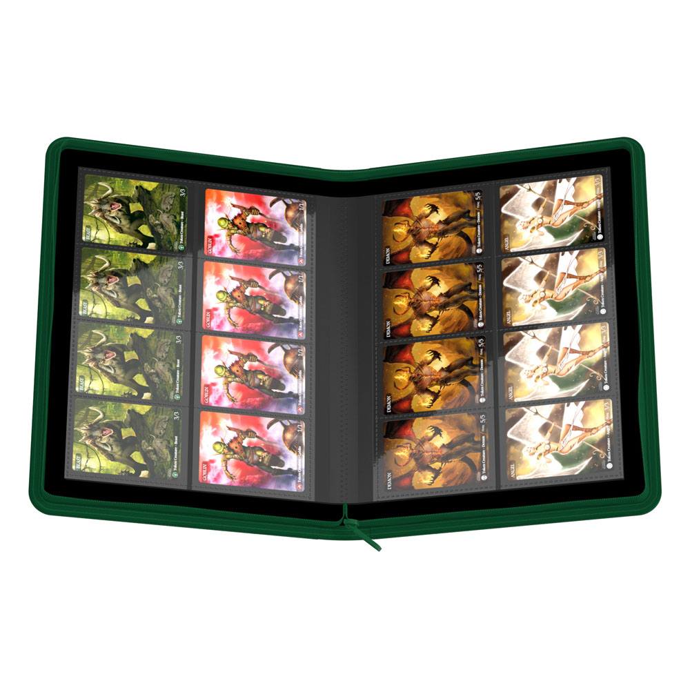 Ultimate Guard Zipfolio 320 - 16-Pocket XenoSkin Verde